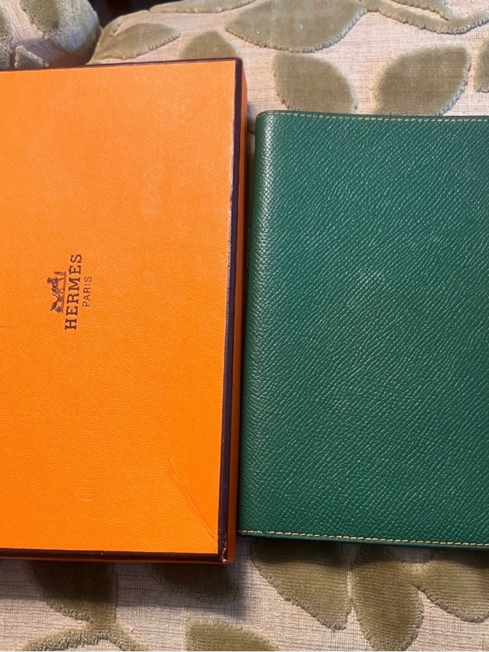 Hermes’ leather notebook cover